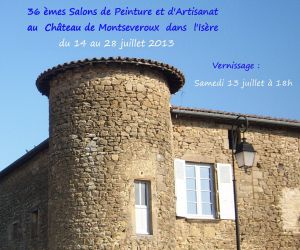 Salon de Peinture à Montseveroux dans l'Isère