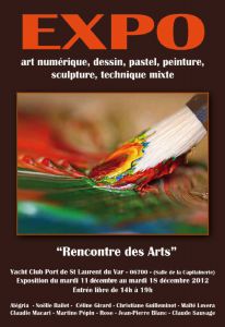 EXPOSITION AU YACHT CLUB DE ST-LAURENT-DU-VAR EXPOSITION AU YACHT CLUB DE ST-LAURENT-DU-VAR